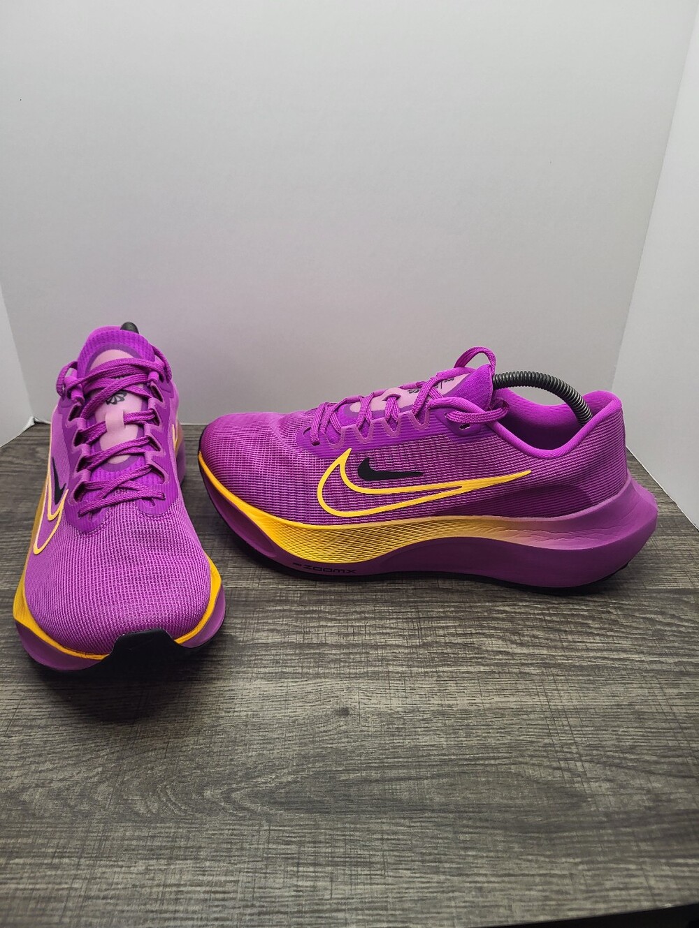 Nike Trainers Purple Zoom Fly 5 Hyper Comfort Gym Running Shoes Women's Size 11
